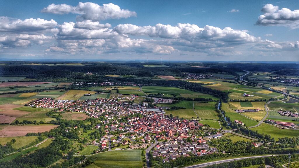 Luftbild Elfershausen