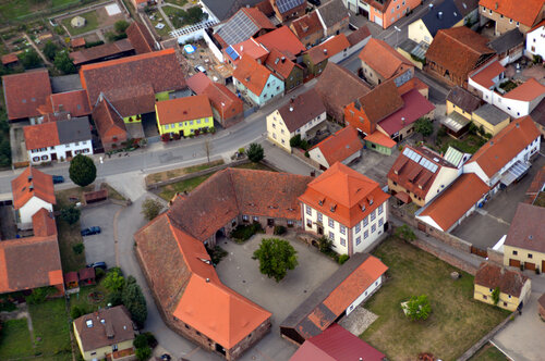 Luftbild Schloss Elfershausen